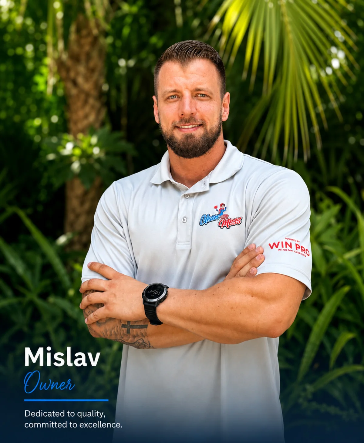 Mislav Buntić, founder and owner of Clean My Mess